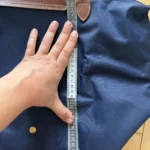 Thumbnail for Sac Longchamp Large modèle le Pliage bleu marine et cuir marron