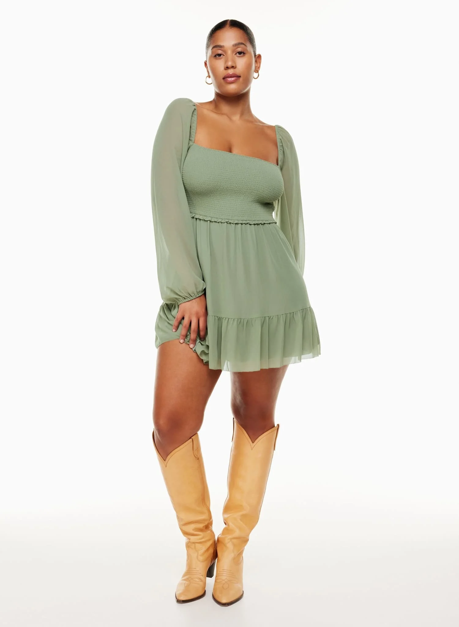 Robe Aritzia Wilfred modèle Tempest verte taille S Aritzia seconde main