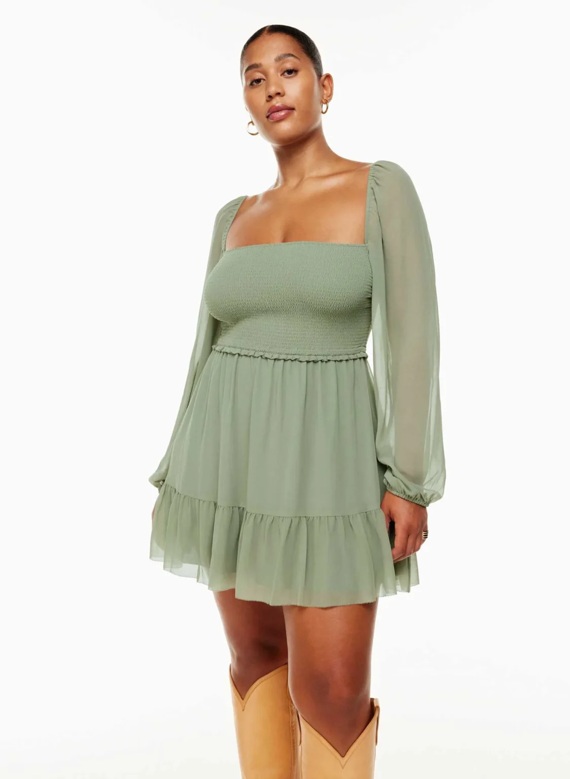 Image for Robe Aritzia Wilfred modèle Tempest verte taille S