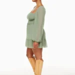 Thumbnail for Robe Aritzia Wilfred modèle Tempest verte taille S