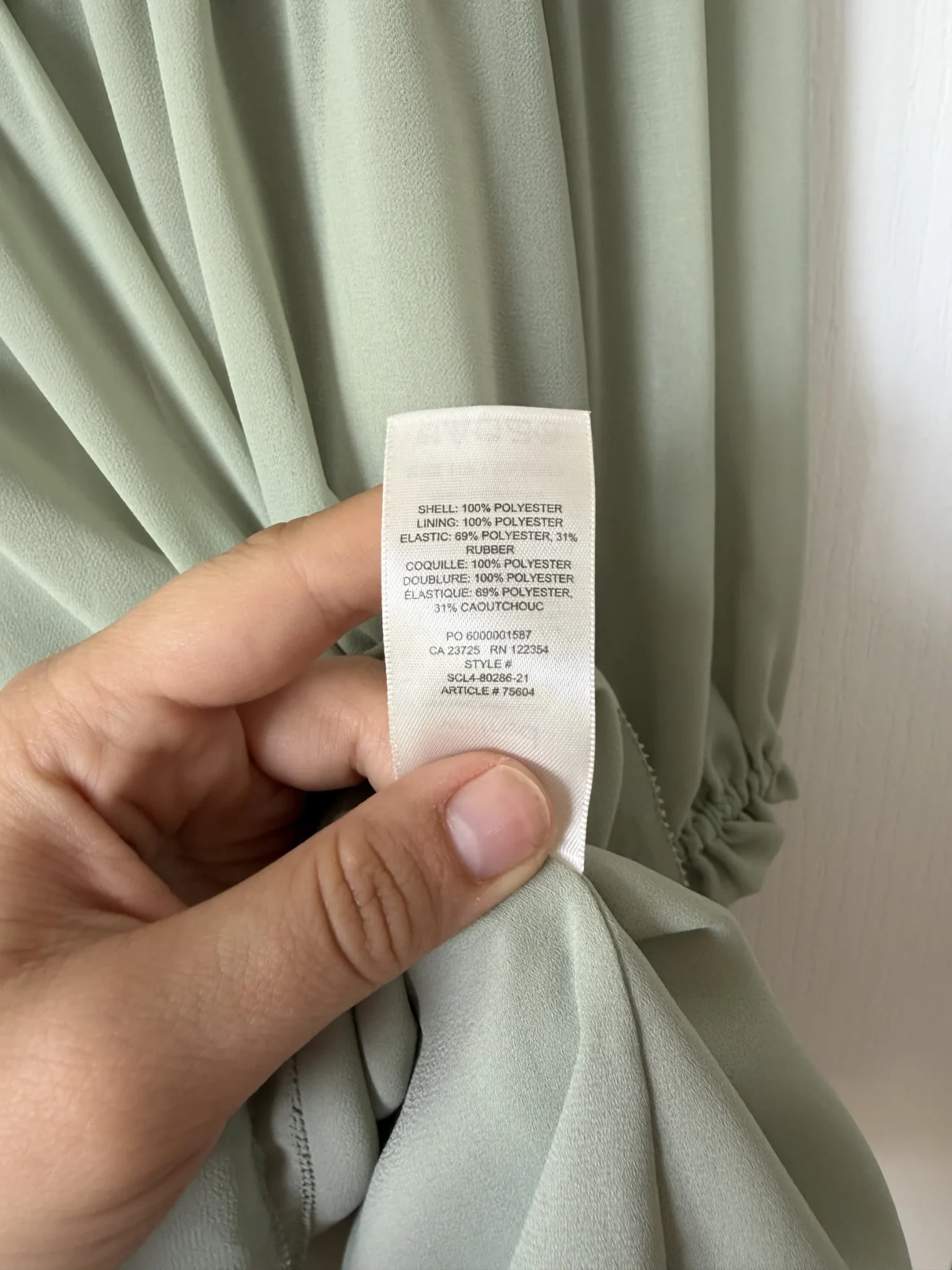 Image for Robe Aritzia Wilfred modèle Tempest verte taille S