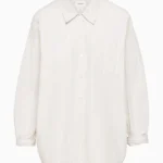 Thumbnail for Chemise oversize Wilfred Free Aritzia taille XS rayé blanche et beige
