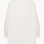 Thumbnail for Chemise oversize Wilfred Free Aritzia taille XS rayé blanche et beige