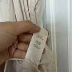 Thumbnail for Chemise oversize Wilfred Free Aritzia taille XS rayé blanche et beige