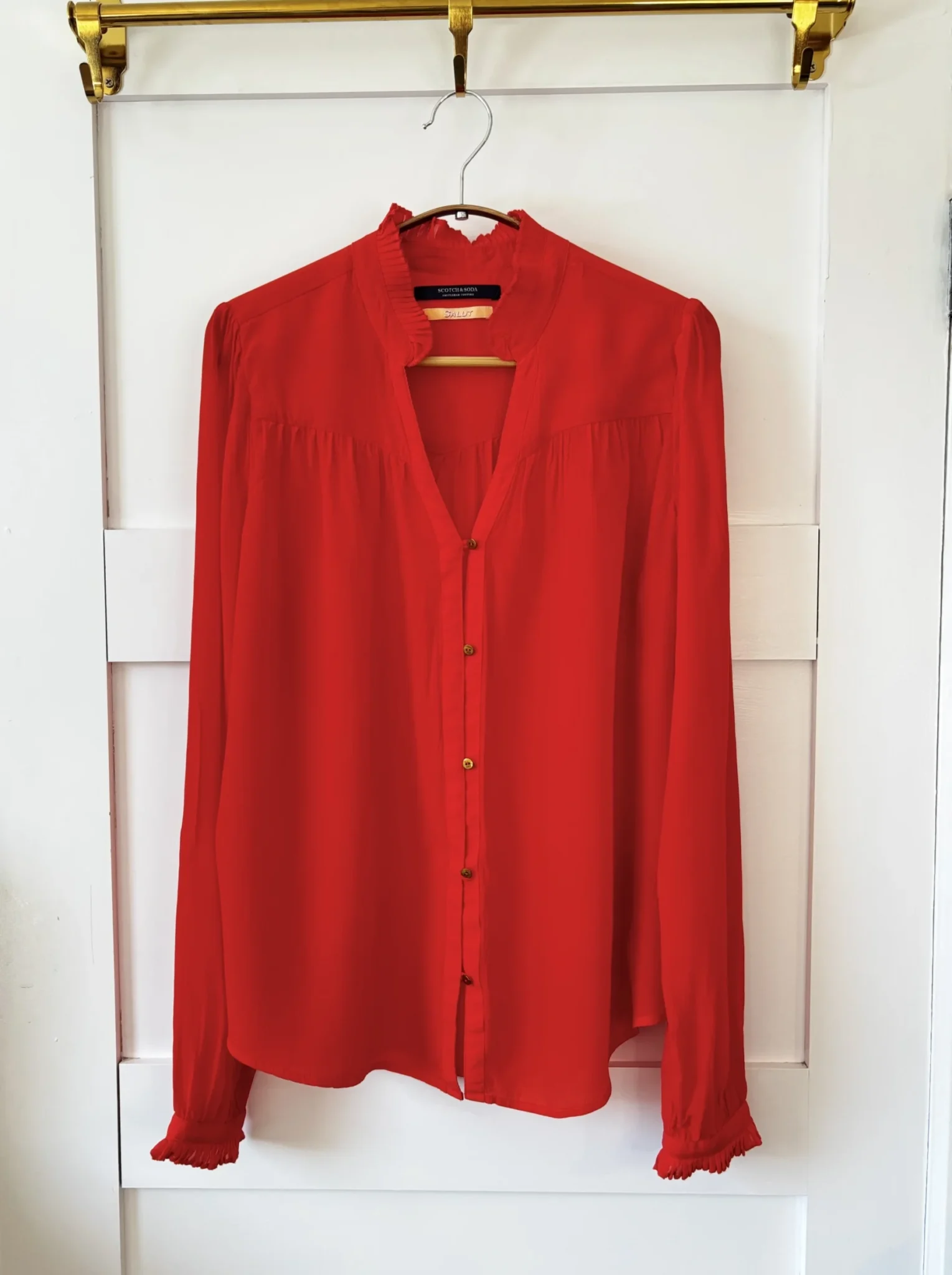 Featured image for ♥️Bright red blouse by SCOTCH ET SODA