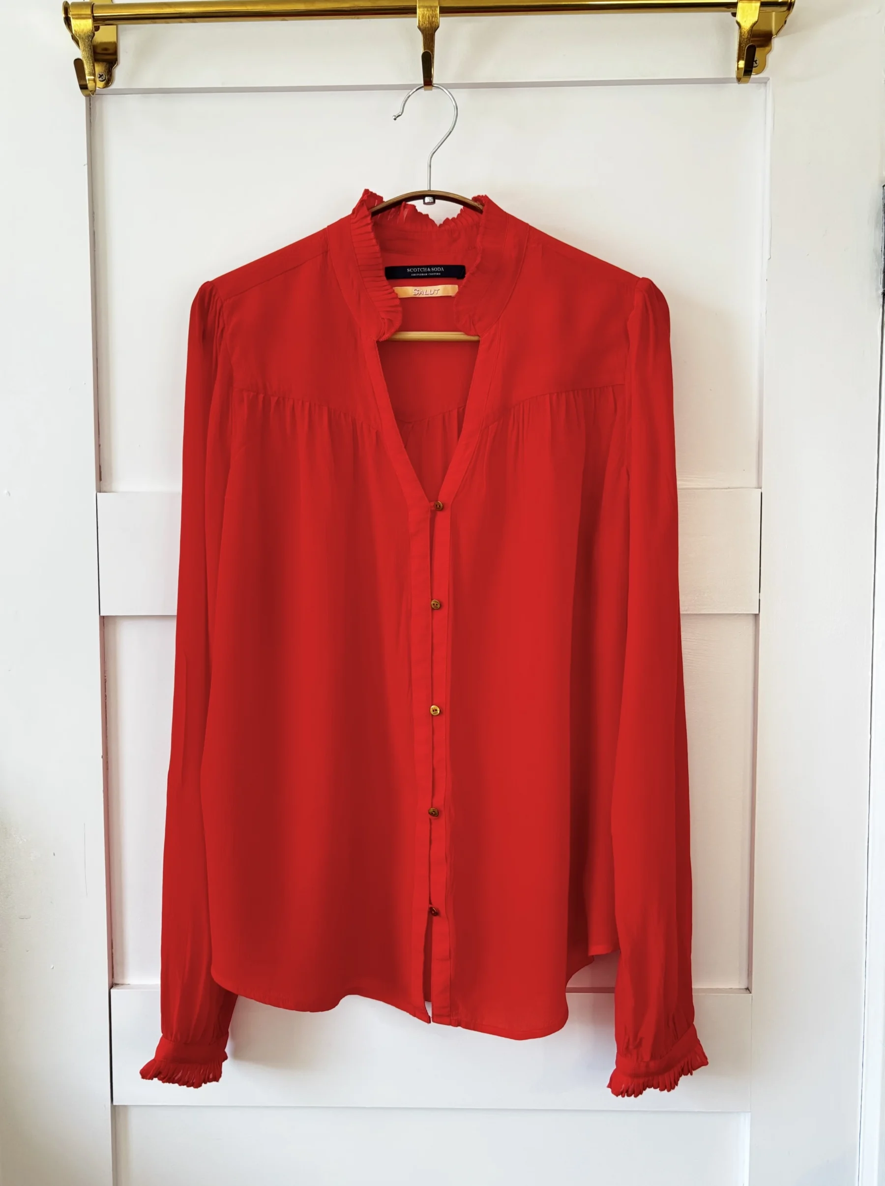 🌟Baisse de prix ♥️Blouse rouge vif SCOTCH ET SODA Scotch and Soda seconde main