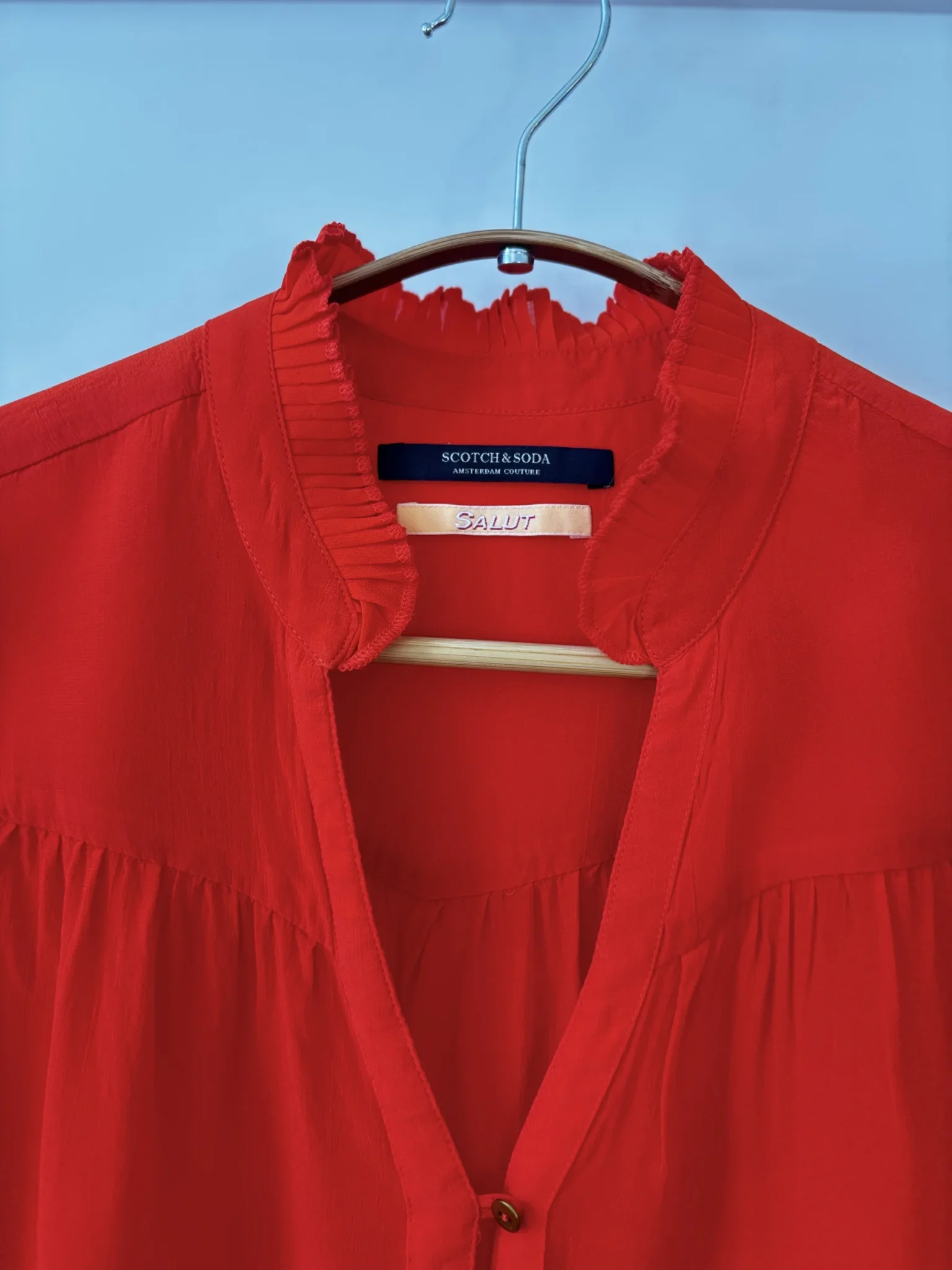 Image for ♥️Bright red blouse by SCOTCH ET SODA