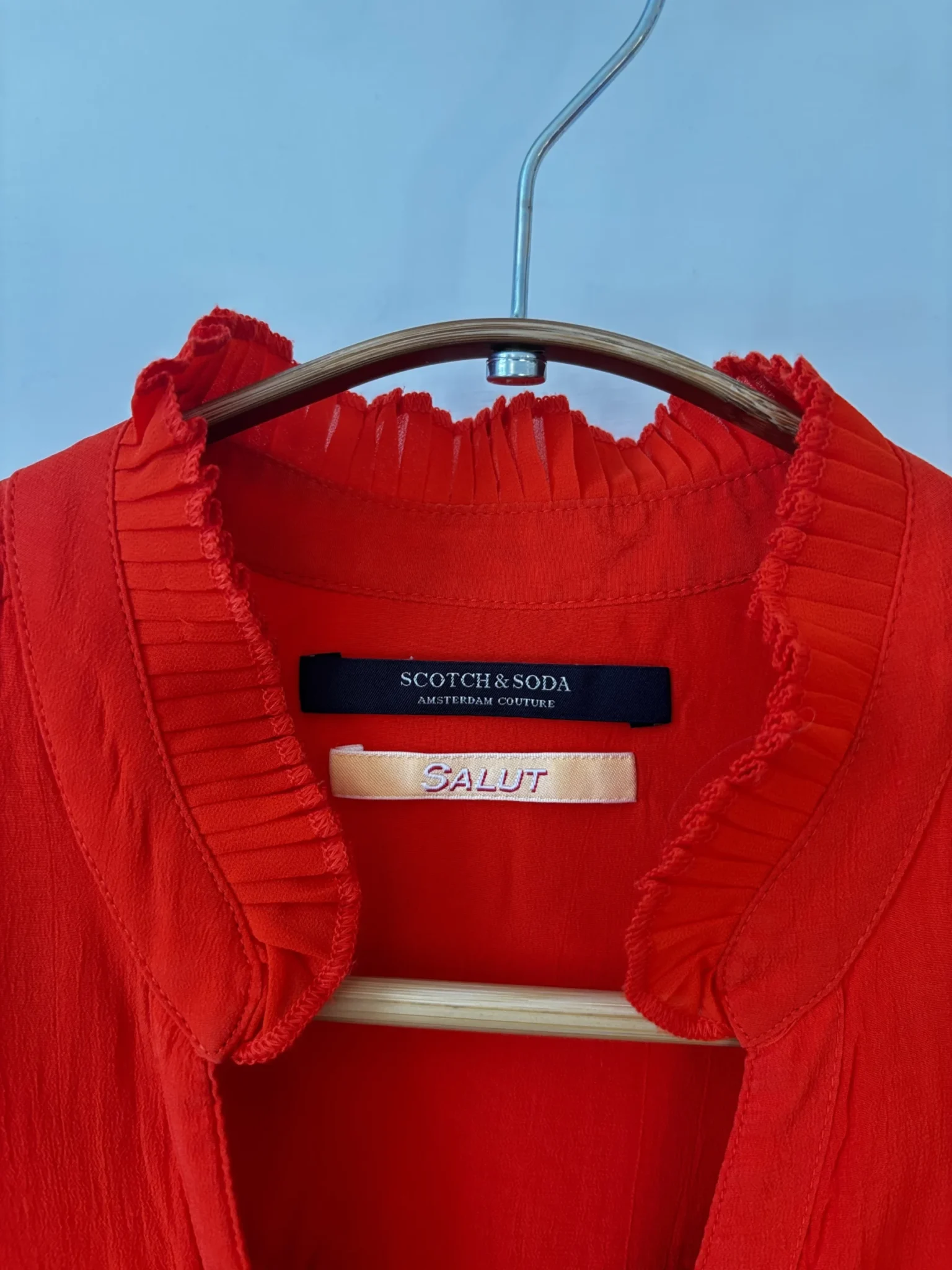 Image for ♥️Bright red blouse by SCOTCH ET SODA