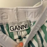 Thumbnail for Ganni | striped cotton shorts