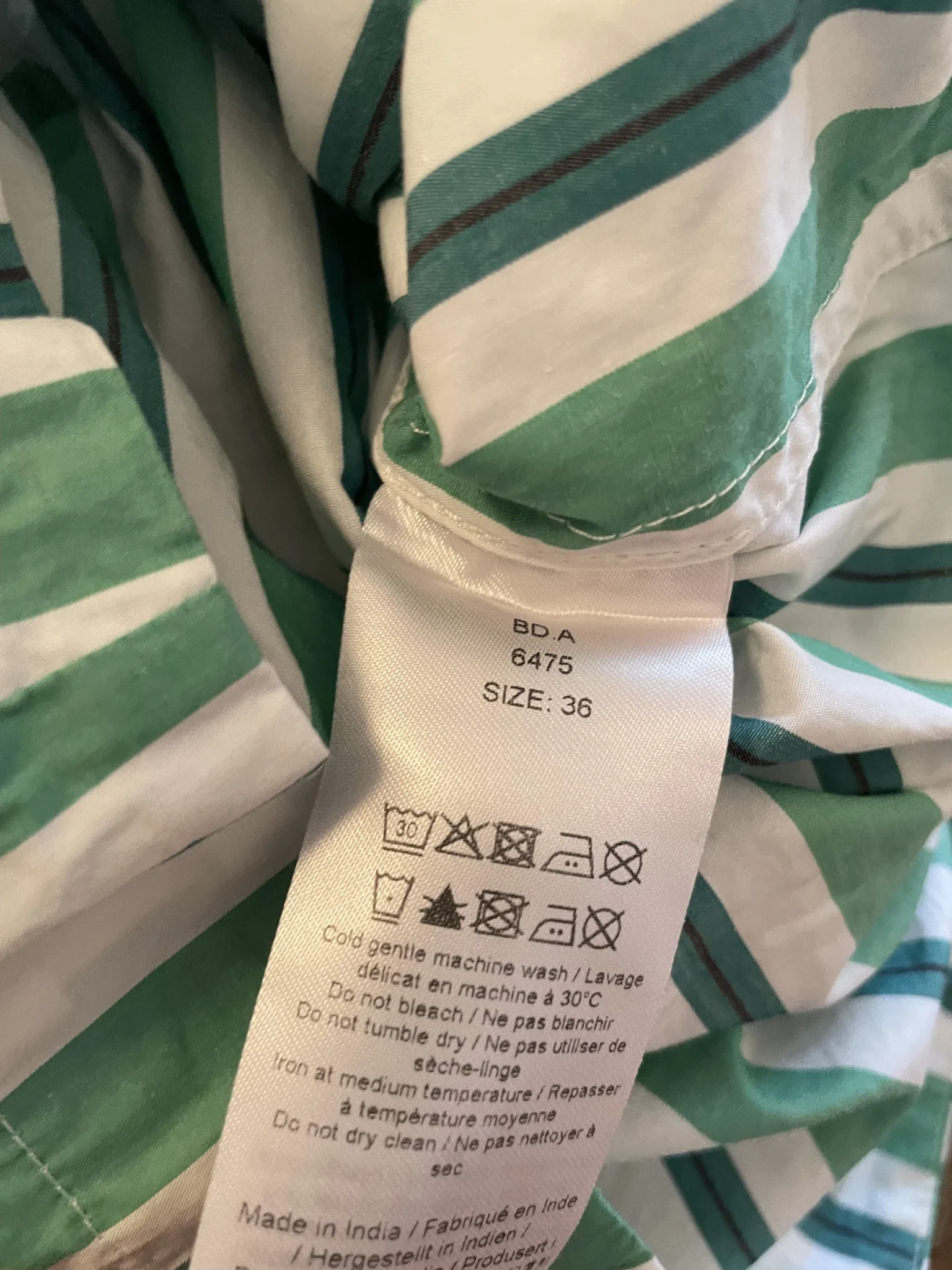 Image for Ganni | striped cotton shorts