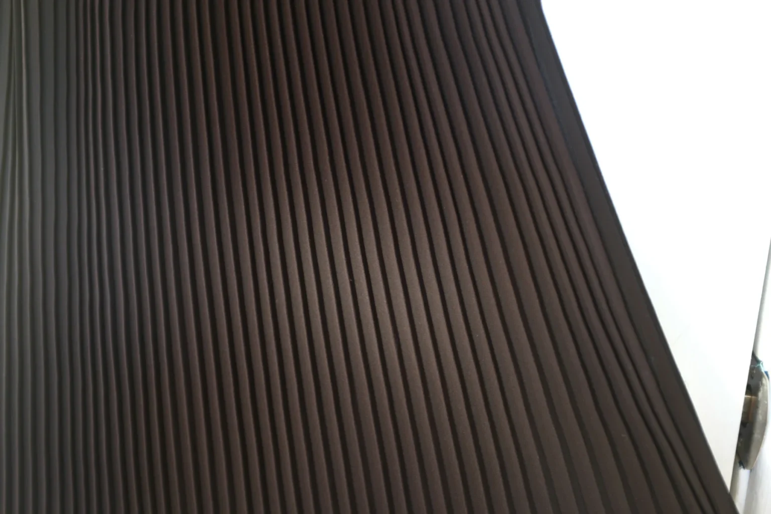 Image for Sleeveless midi dress with accordion pleats.