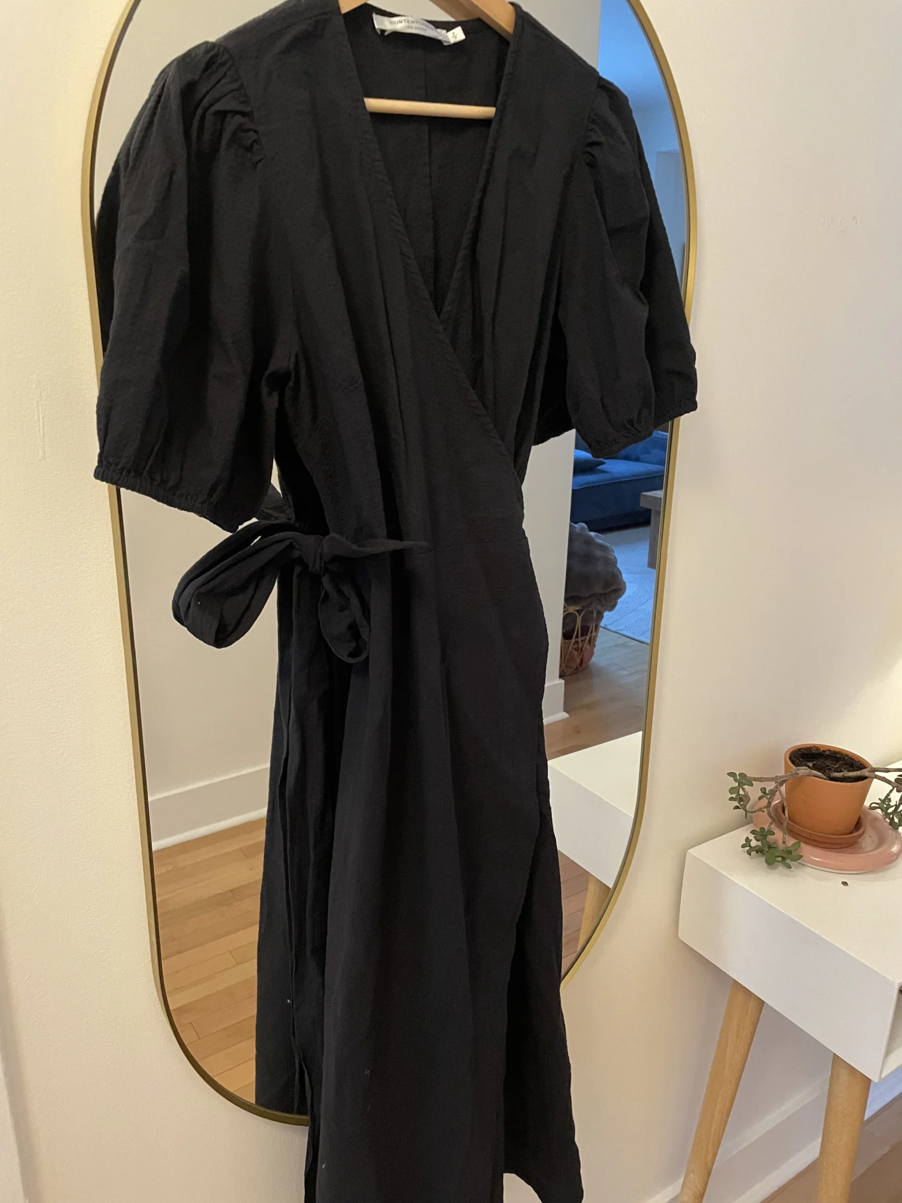 Robe porte-feuille en coron Simons seconde main
