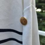Thumbnail for TWINSET-Magnifique pull à rayures bleues et blanches