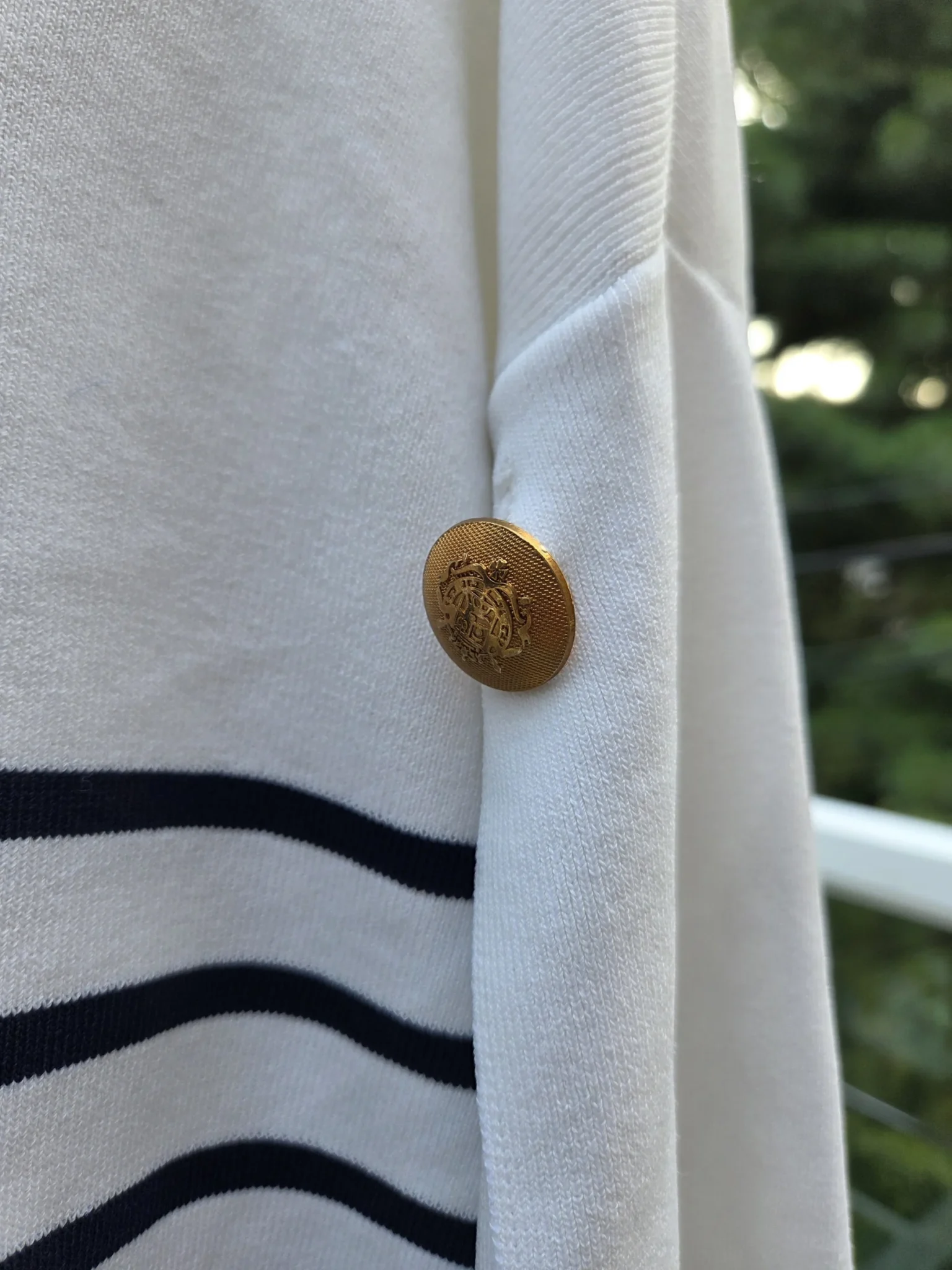 Image for TWINSET-Magnifique pull à rayures bleues et blanches