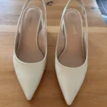 Featured thumbnail for Souliers talons blocs crème - L’intervalle - gr:39