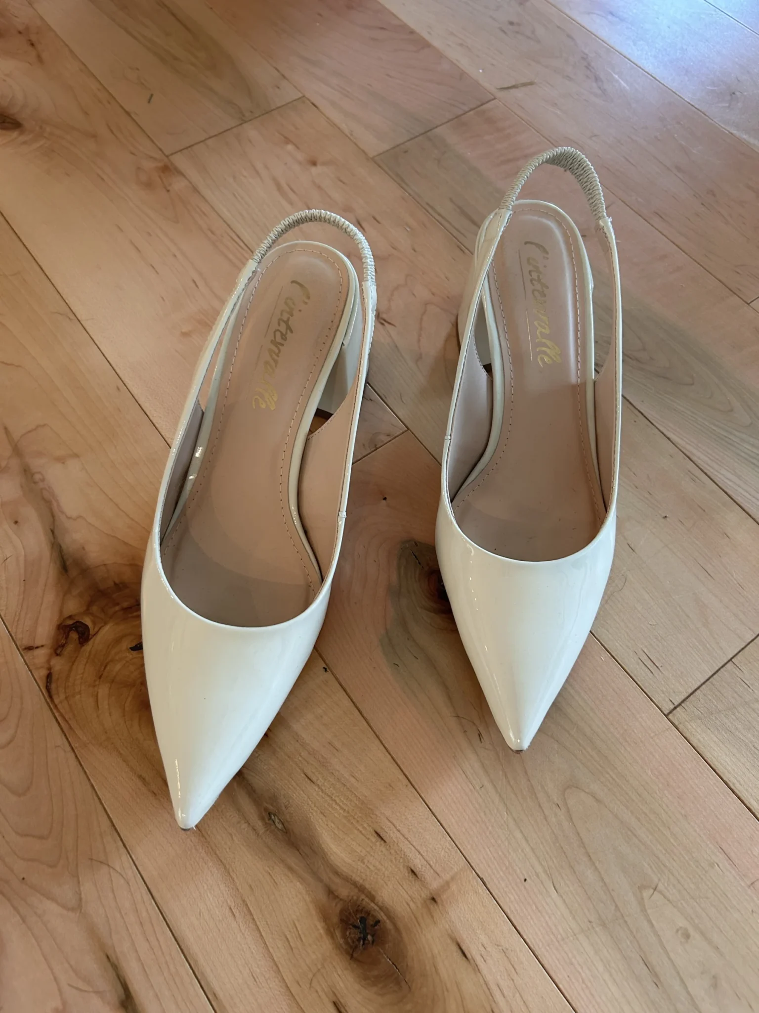 Image for Souliers talons blocs crème - L’intervalle - gr:39