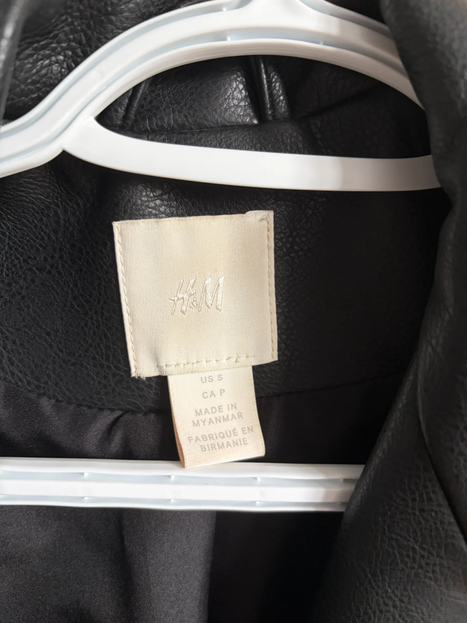 Image for Manteau faux cuire