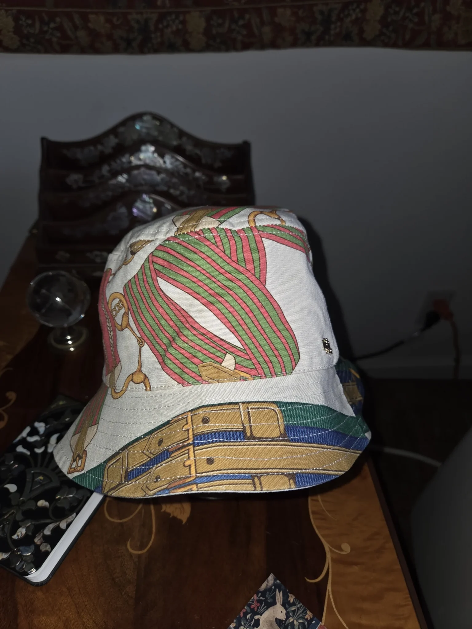 Image for Superbe bob Ralph Lauren à motif équestre