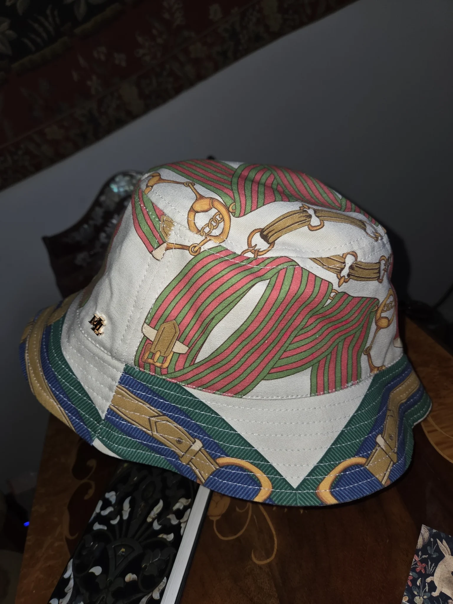 Image for Superbe bob Ralph Lauren à motif équestre