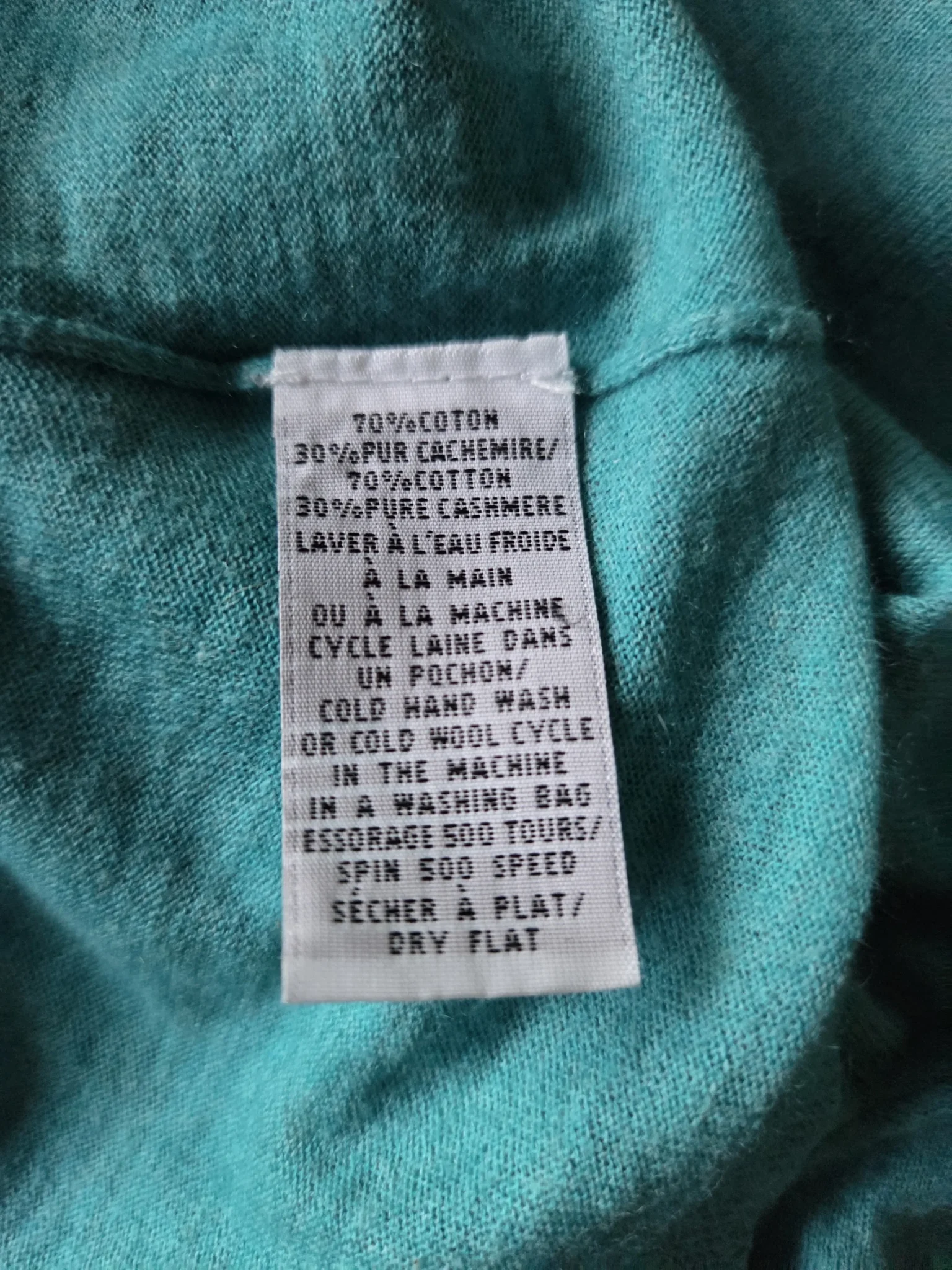 Image for Eric Bompard-Superbe pull léger coloris turquoise