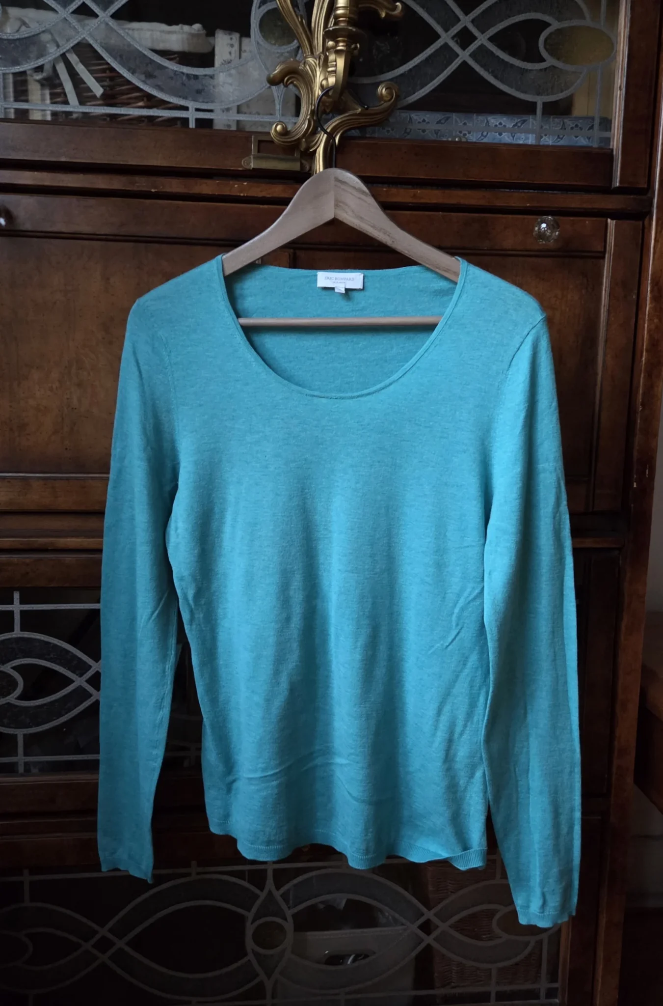 Image for Eric Bompard-Superbe pull léger coloris turquoise