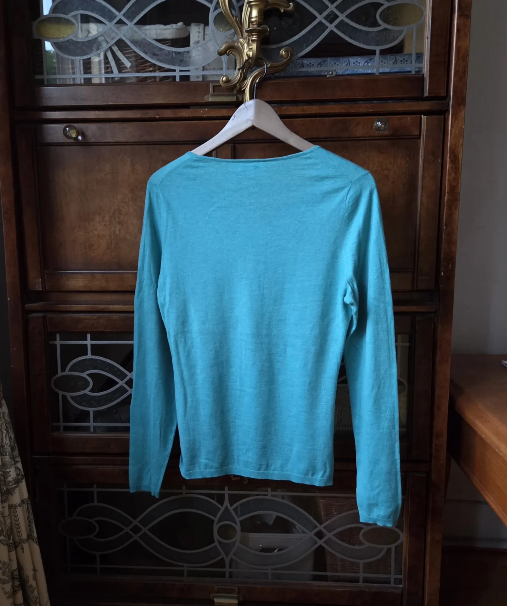 Image for Eric Bompard-Superbe pull léger coloris turquoise
