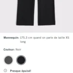 Thumbnail for Pantalon Abercrombie & Fitch taille médium longueur régulière porté une seule fois hyper confortable (style lin mais vraiment plus de qualité)