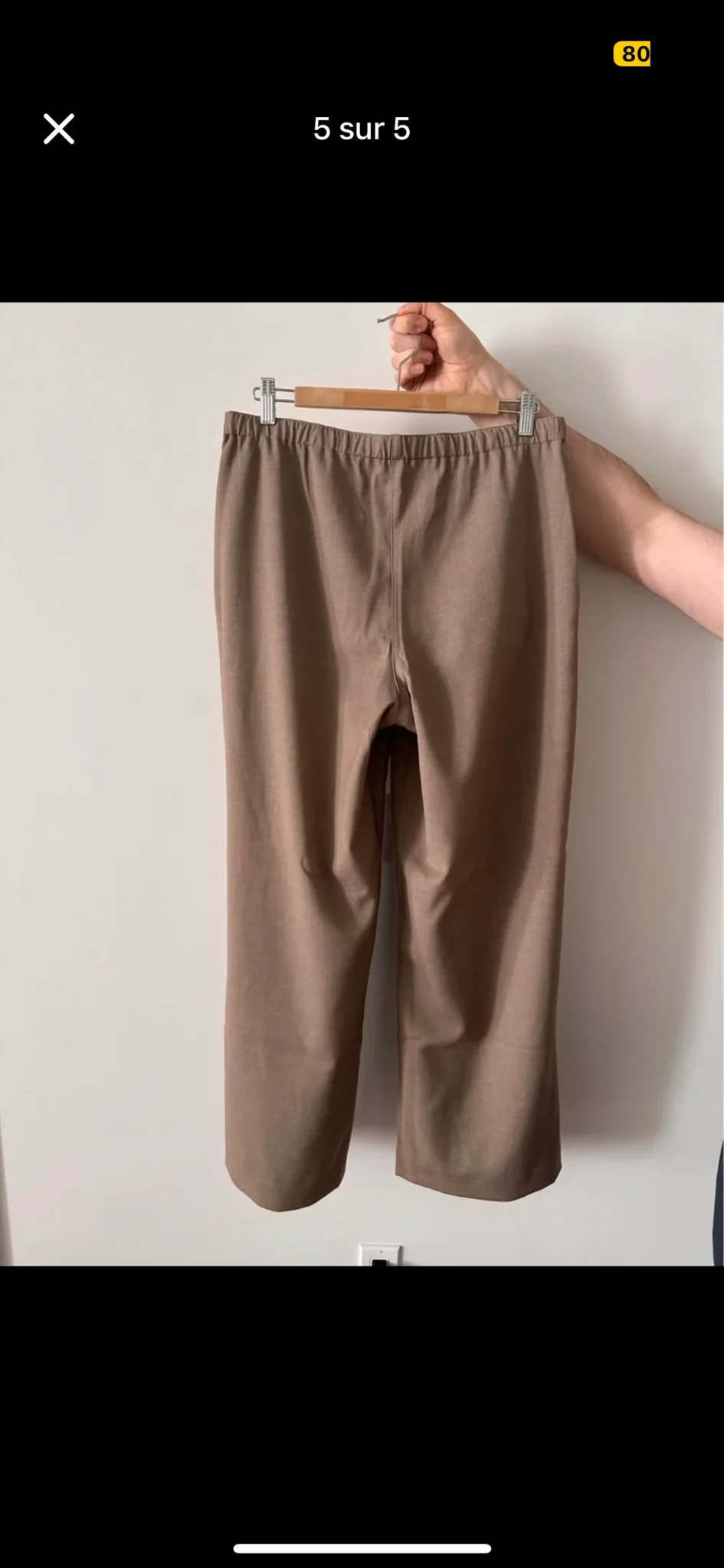 Image for Pantalon Abercrombie & Fitch NEUF  taille médium longueur régulière fois hyper confortable (style lin mais vraiment plus de qualité)