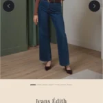 Thumbnail for Jeans ESTEL the label Neuve taille Medium portée une seule fois 2h