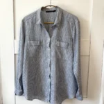 Featured thumbnail for ♥️MONOPRIX lightweight striped blouse