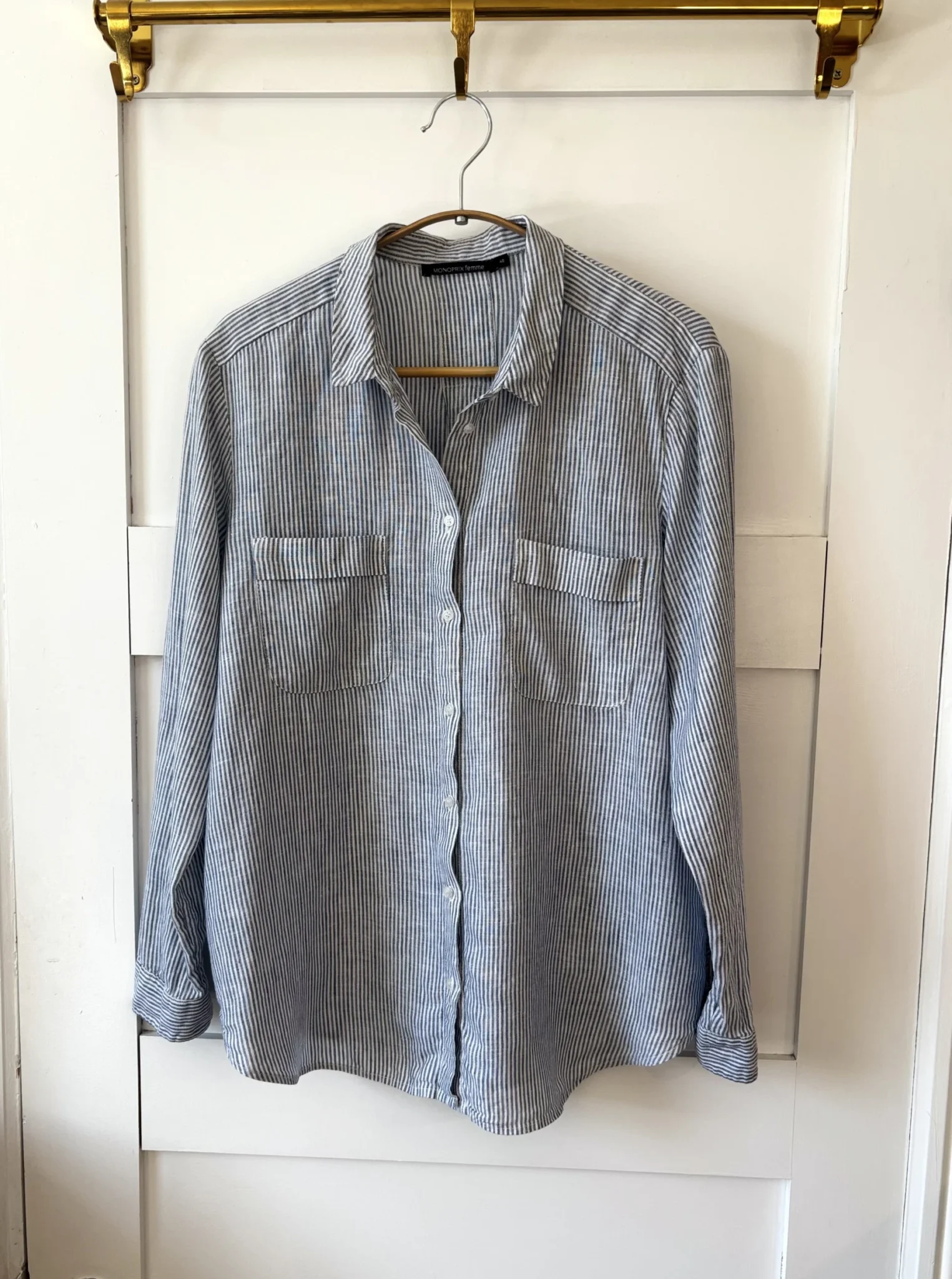 Featured image for ♥️MONOPRIX lightweight striped blouse