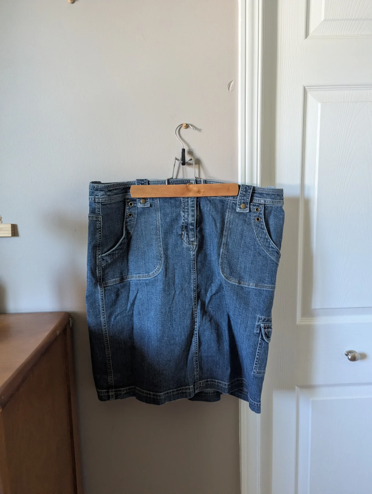 Image for Jupe cargo en denim