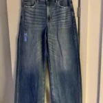 Thumbnail for AE Dreamy Drape Stretch Super High-Waisted Baggy Wide-Leg Jean size 6 US  / 28W regular Jeans American eagle NEUVE avec étiquette 🏷️ originale