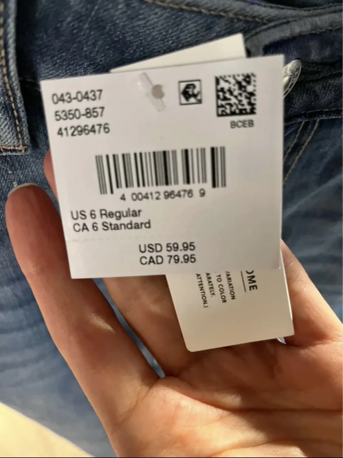 Image for AE Dreamy Drape Stretch Super High-Waisted Baggy Wide-Leg Jean size 6 US  / 28W regular Jeans American eagle NEUVE avec étiquette 🏷️ originale