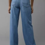 Thumbnail for AE Dreamy Drape Stretch Super High-Waisted Baggy Wide-Leg Jean size 6 US  / 28W regular Jeans American eagle NEUVE avec étiquette 🏷️ originale