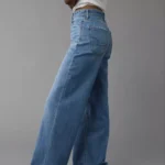 Thumbnail for AE Dreamy Drape Stretch Super High-Waisted Baggy Wide-Leg Jean size 6 US  / 28W regular Jeans American eagle NEUVE avec étiquette 🏷️ originale