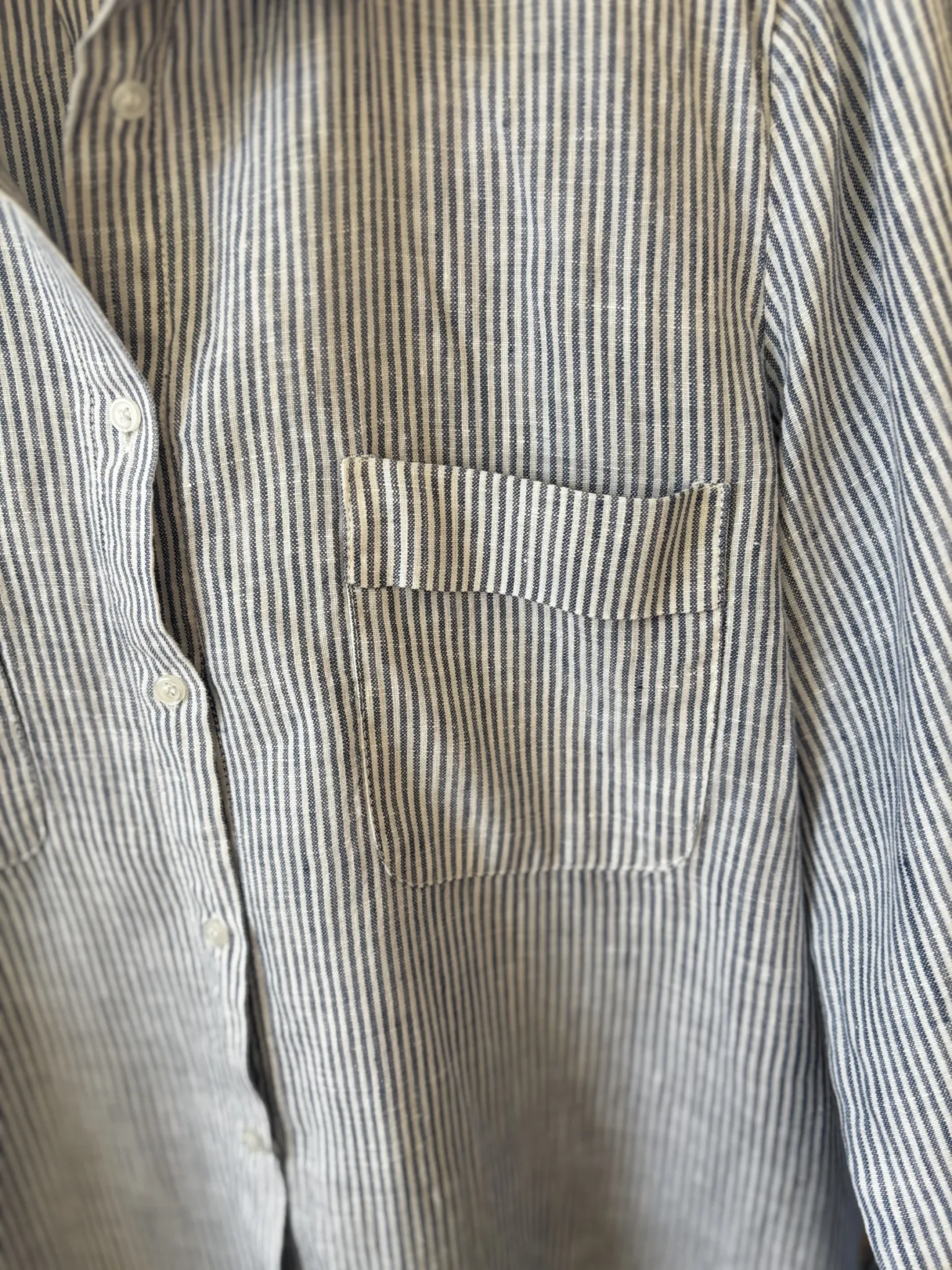 Image for ♥️MONOPRIX lightweight striped blouse