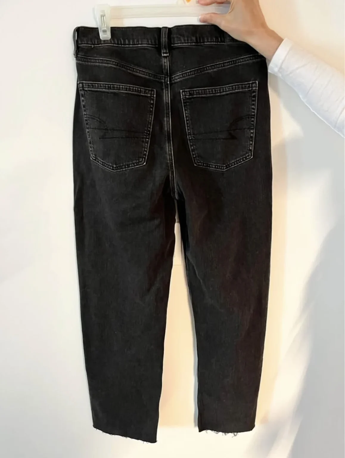 Image for Jeans American eagle size 6US longueur régulière ; Baggy straight super high waisted strigid portée une seule fois en parfait état 🤩