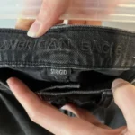 Thumbnail for Jeans American eagle size 6US longueur régulière ; Baggy straight super high waisted strigid portée une seule fois en parfait état 🤩