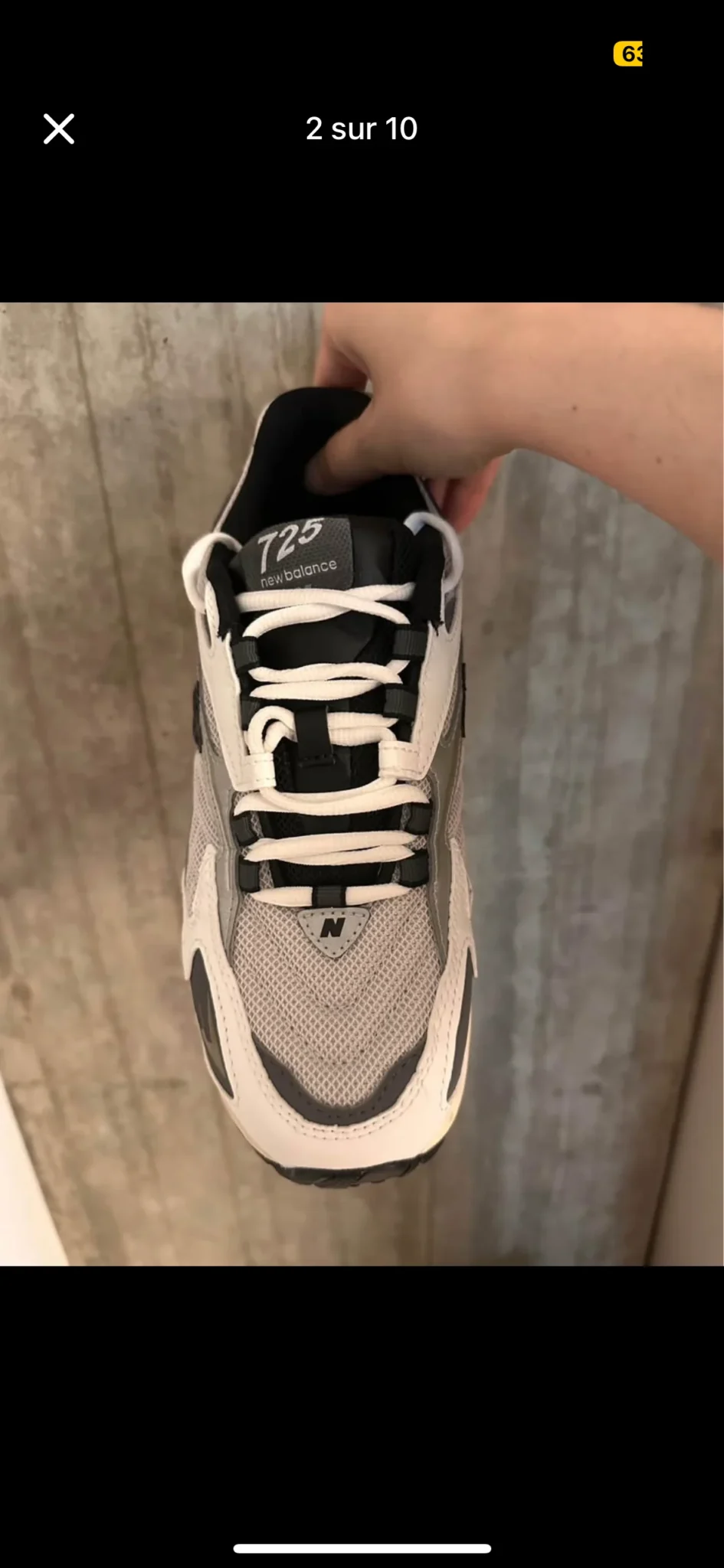Image for Sneakers New balance 725 UNISEXE NEUF size 9,5 US femmes / women  8 US homme / men Brand new / NEUF Jamais porté en parfait état
