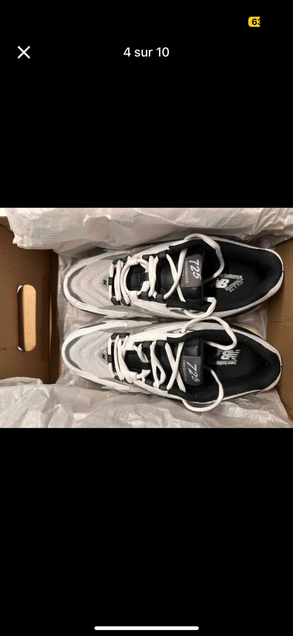 Image for Sneakers New balance 725 UNISEXE NEUF size 9,5 US femmes / women  8 US homme / men Brand new / NEUF Jamais porté en parfait état