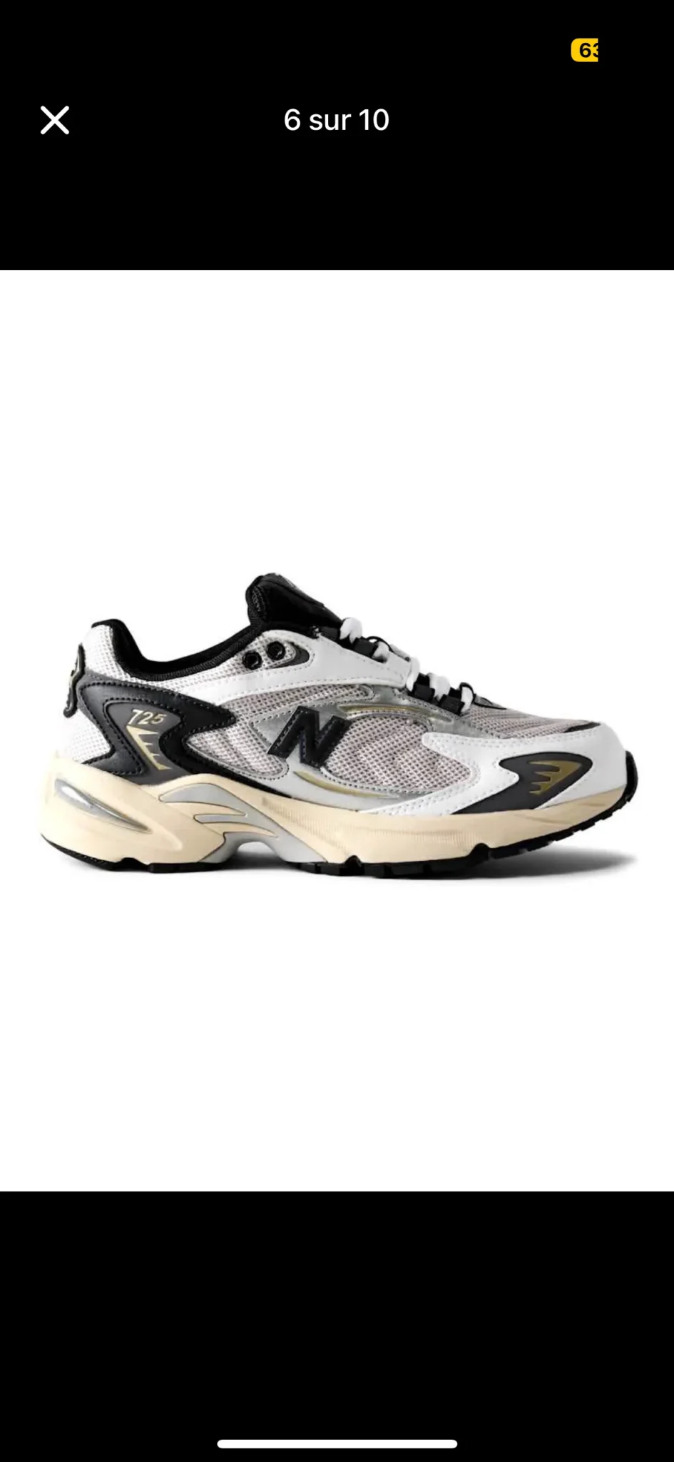 Image for Sneakers New balance 725 UNISEXE NEUF size 9,5 US femmes / women  8 US homme / men Brand new / NEUF Jamais porté en parfait état