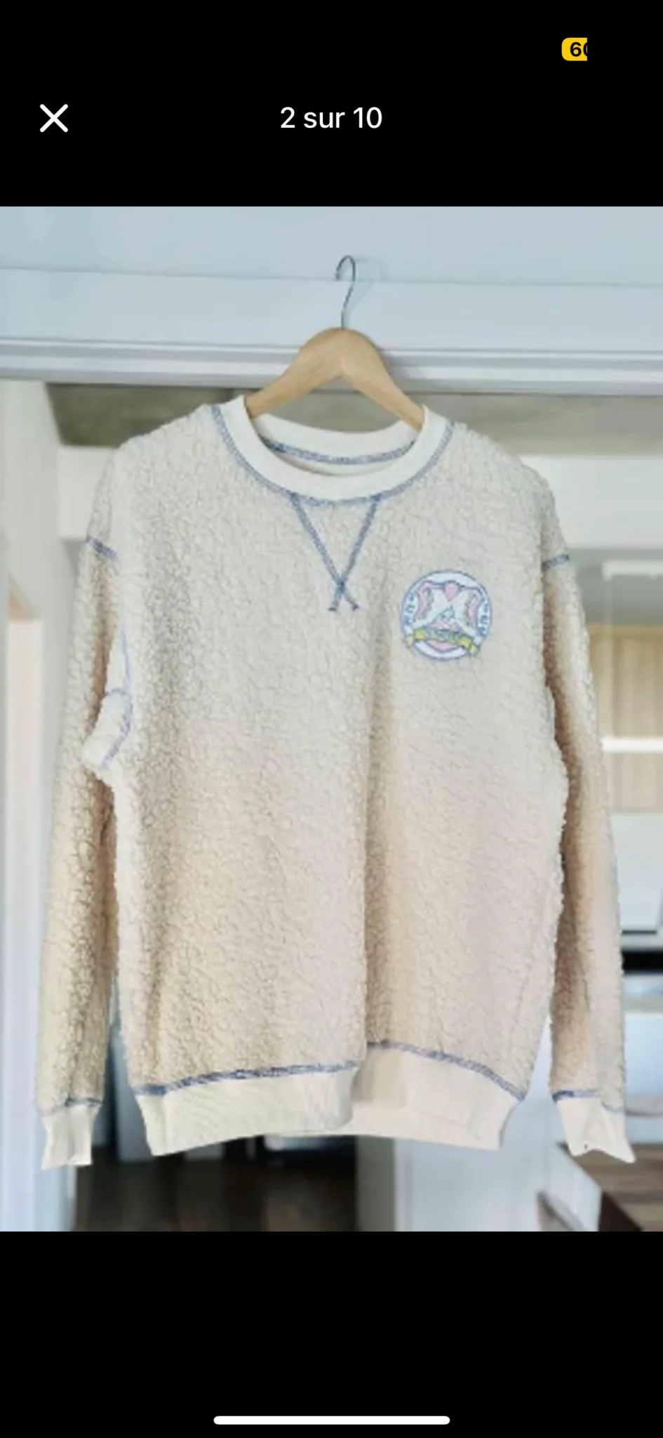 Featured image for Chandail Tamélo NEUF dans son emballage original en sherpa « Ice ice baby » size small / Fleece Unisexe