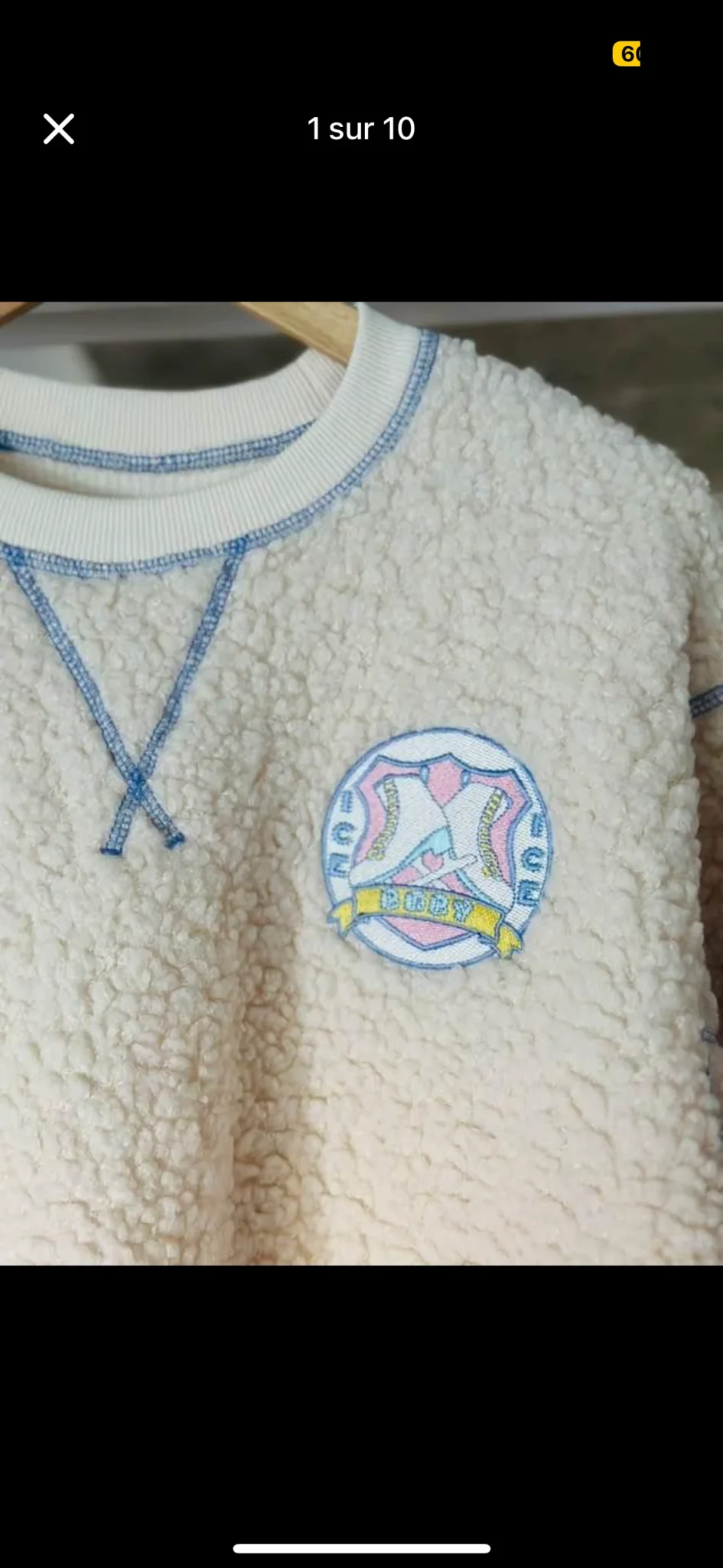 Image for Chandail Tamélo NEUF dans son emballage original en sherpa « Ice ice baby » size small / Fleece Unisexe