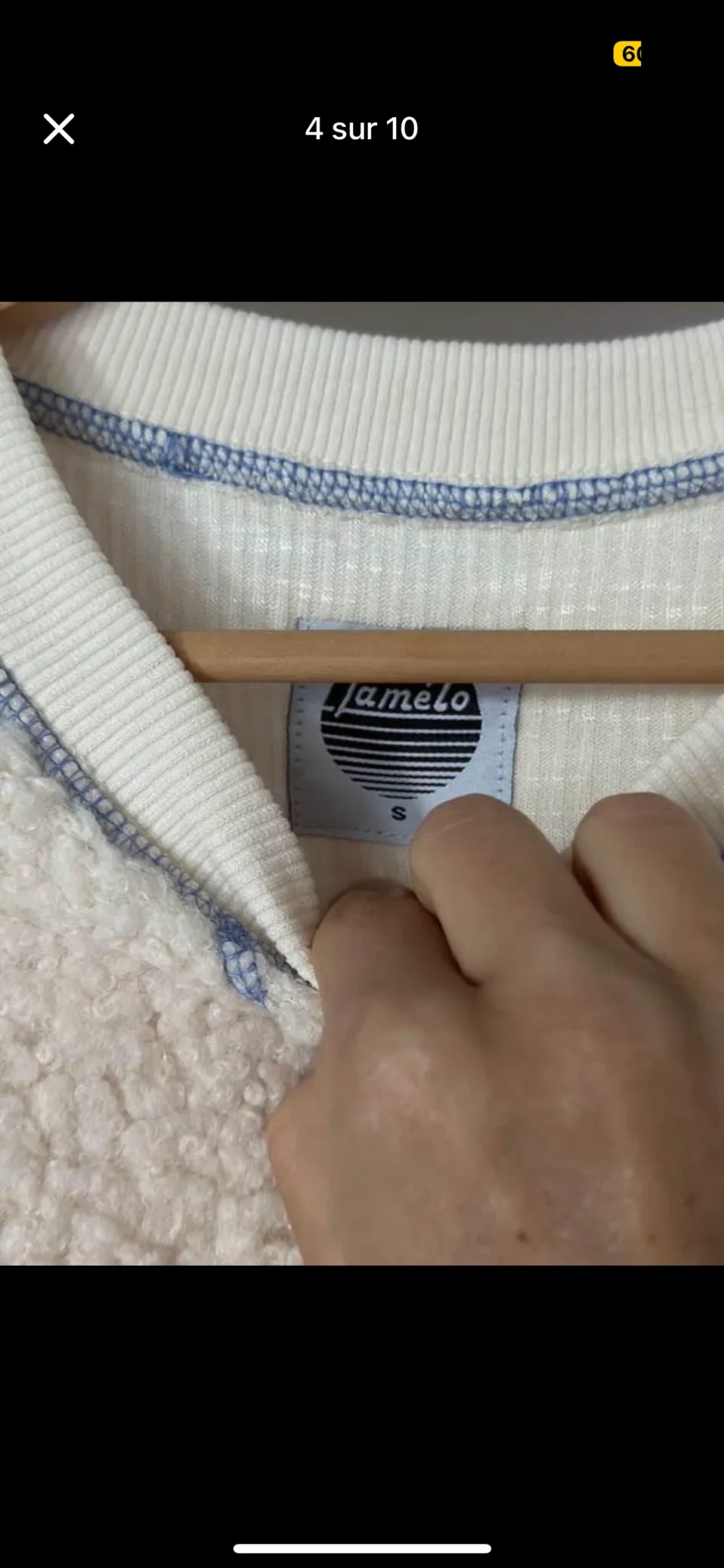 Image for Chandail Tamélo NEUF dans son emballage original en sherpa « Ice ice baby » size small / Fleece Unisexe