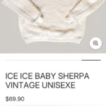 Thumbnail for Chandail Tamélo NEUF dans son emballage original en sherpa « Ice ice baby » size small / Fleece Unisexe