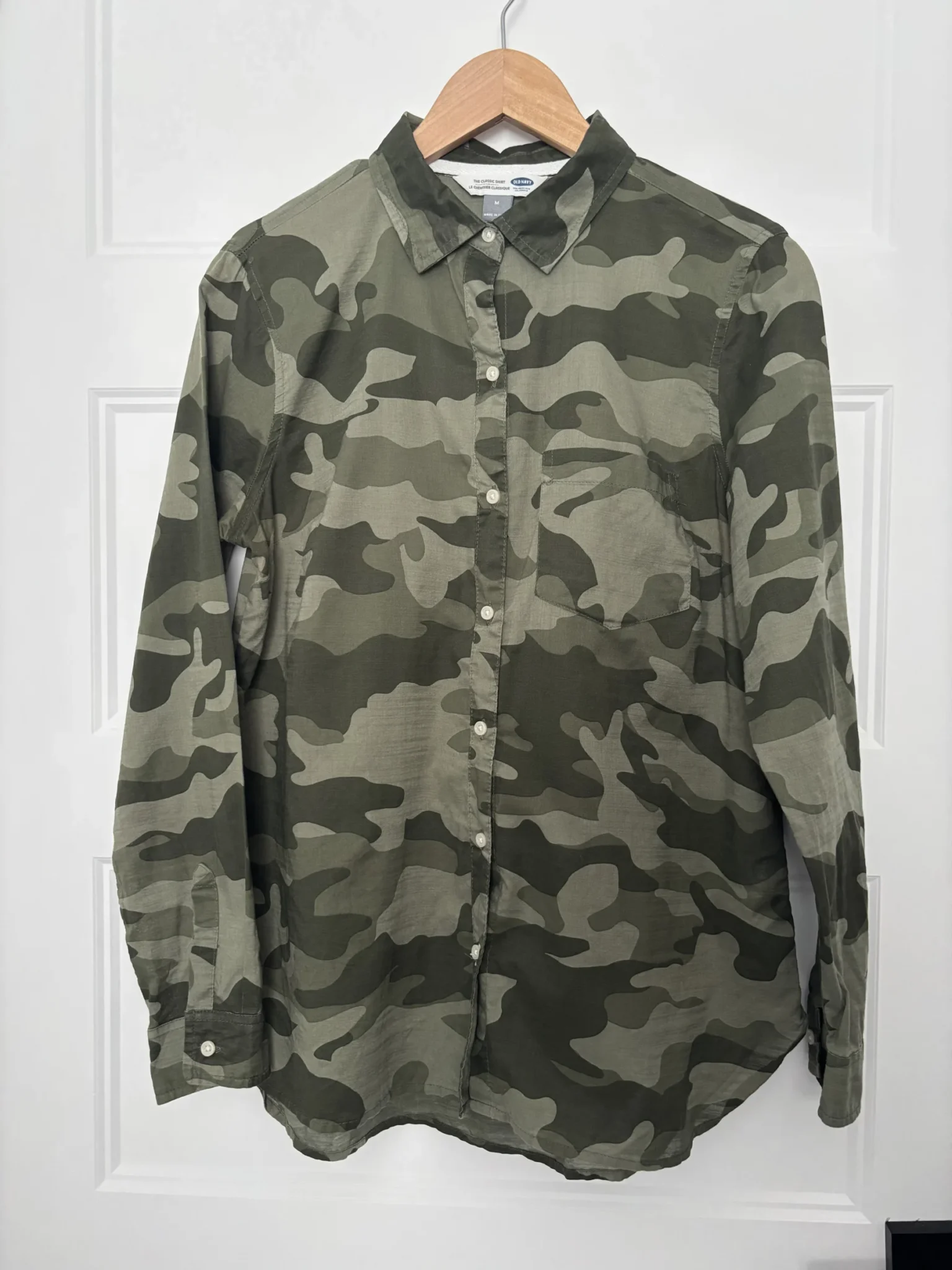 Featured image for Chemise femme camo