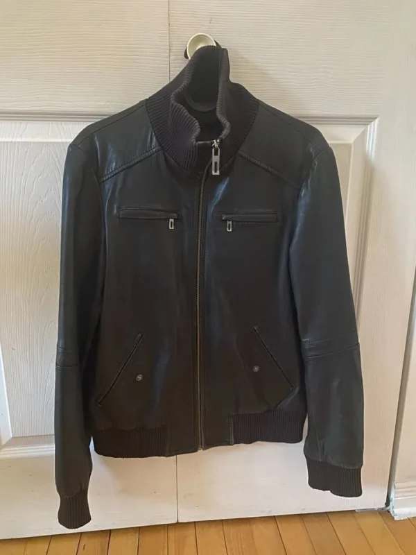 Featured image for Veste en cuir