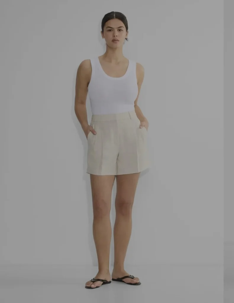 Image for Short Effortless curve fit mid-thigh