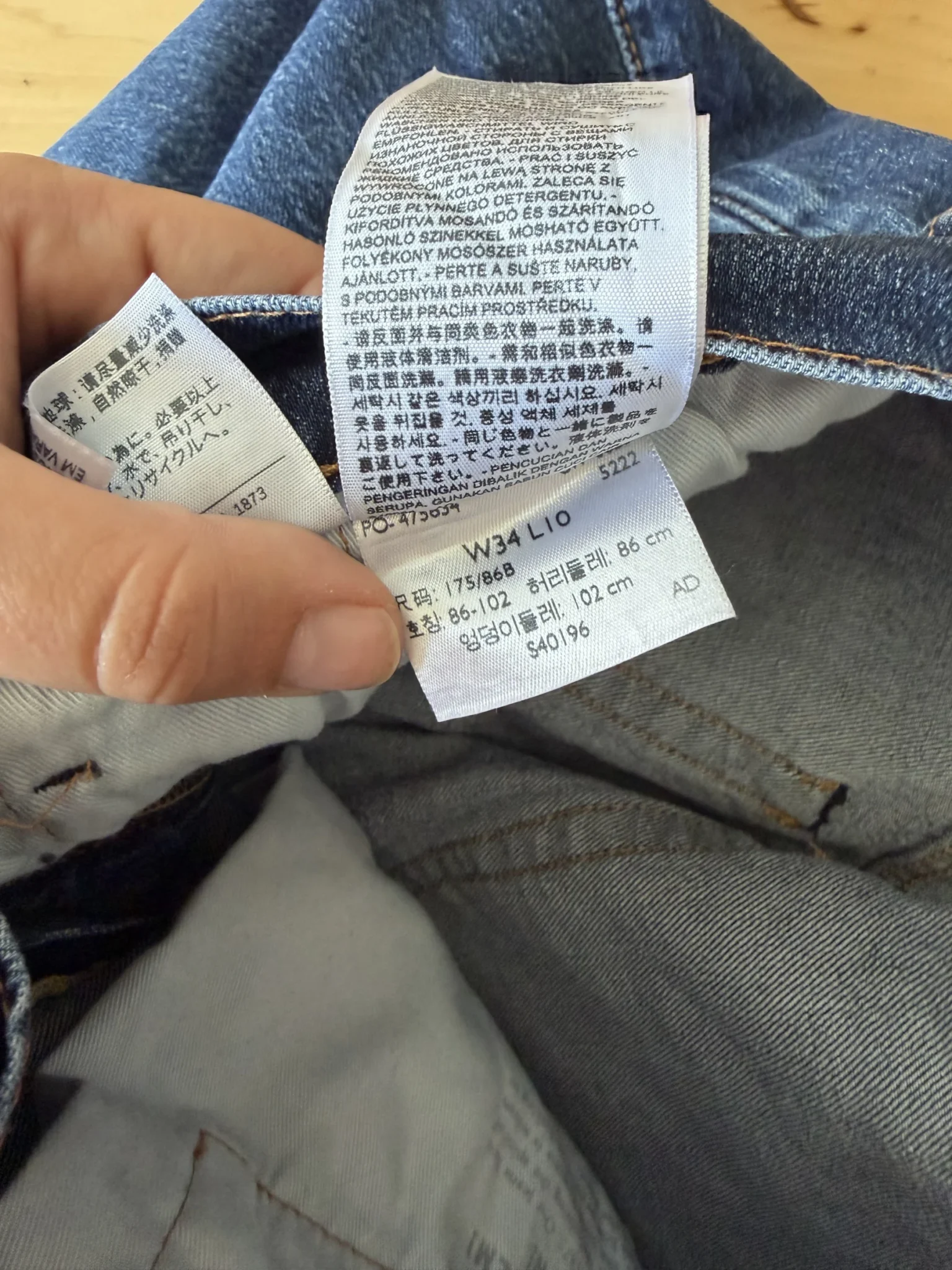 Image for Short Levi’s Homme modèle 405 taille 34 bleu brut